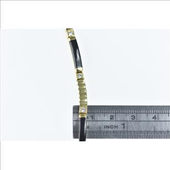 18K Bernard K. Passman Black Coral Collar Yellow Gold Necklace 16.5