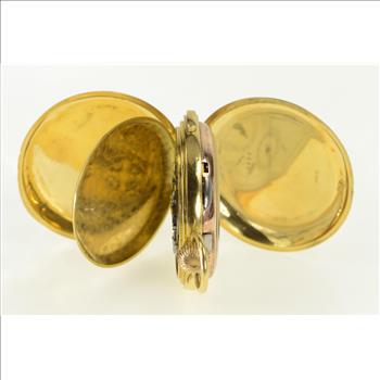 18K Chronograph Moon Phase Date Repeater Pocket Watch Yellow Gold