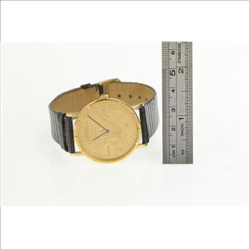 18k Corum Gold $20 Double Eagle Coin Watch - Men's