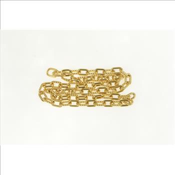 18K David Yurman Madison Paperclip Chain Yellow Gold Necklace 17.75