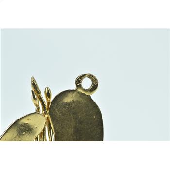 18K Enamel Painters Palette Artist Symbol Yellow Gold Charm/Pendant