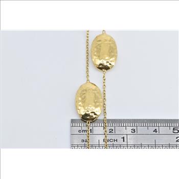 18K Ippolita Long Hammered Multi Station Layering Yellow Gold Necklace 36