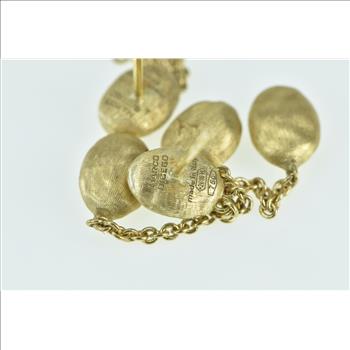 18K Marco Bicego Jaipur Charm Drop Dangle Yellow Gold Earrings