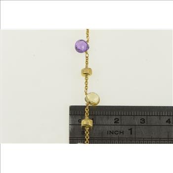 18K Marco Bicego Paradise Designer Chain Yellow Gold Bracelet 6.5