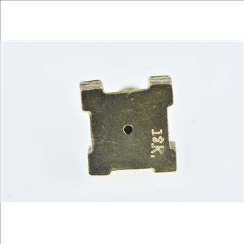 18K Pyramid Tower Vintage Statue Monument Yellow Gold Charm/Pendant