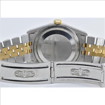 18K Stainless Rolex Datejust Model 16233 Watch - Men's