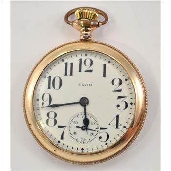 1927 Elgin Pocket Watch, 16 Size, 7 Jewel (Runs & Sets)