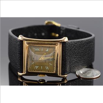 1930's Rolex Square Face Manual Wind Watch Watch - Men's