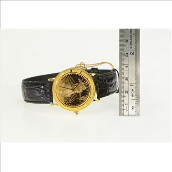 1998 1/2 Oz. Gold Eagle $5 Coin Watch - Men's