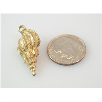 2.3g Aurora Borealis Rhinestone Sea Shell Charms/Pendant