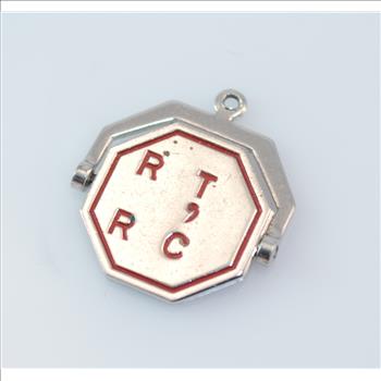 2.3g Unique Spinning Stop Sign Charm
