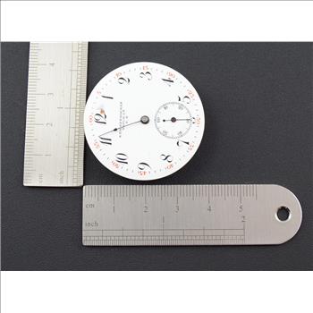 26g VINTAGE Knickerbocker Watch Co. 37.7 mm Face Pocket Watch Movement