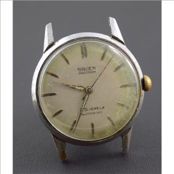 29.4g Vintage Gruen 30 mm Watch Face Men's Watch
