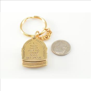 33.5g 10 Commandments Tablet Keychain
