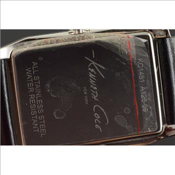 34mm Kenneth Cole Tank Style Watch - Men's