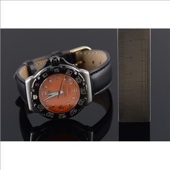 34mm Rare Orange TAG Heuer Formula 1 Quartz Professional 200m WAC1213 Watch - Men's