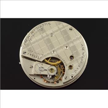 41mm AW CO Waltham Vintage 13 Jewel 14s Riverside Pocket Watch Movement Pocket Watch