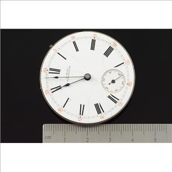 41mm AW CO Waltham Vintage 13 Jewel 14s Riverside Pocket Watch Movement Pocket Watch