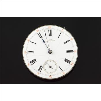 41mm AW CO Waltham Vintage 13 Jewel 14s Riverside Pocket Watch Movement Pocket Watch