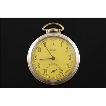 50mm Westclox Pocket Ben 'Dollar' Vintage Mechanical Pocket Watch
