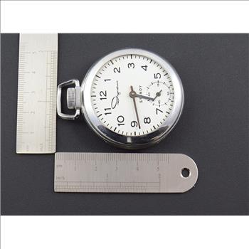 55.1g VINTAGE Ingraham Sturdy 39 mm Face Pocket Watch