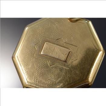 58.6g Gold Filled Elgin Octagonal 17 Jewel Pocket Watch