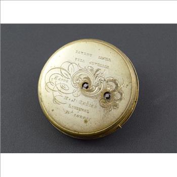 63g VINTAGE M.J. Tobias Liverpool 47.8 mm Face Pocket Watch Movement