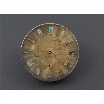 63g VINTAGE M.J. Tobias Liverpool 47.8 mm Face Pocket Watch Movement