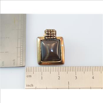 7.7g Iridescent Black Stone Pendant