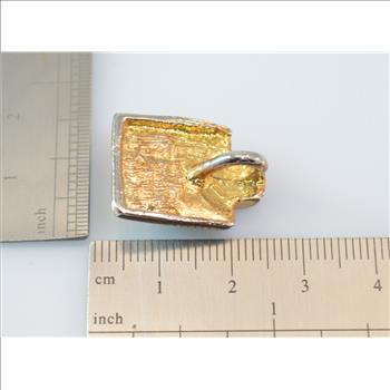 7.7g Iridescent Black Stone Pendant