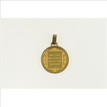 9K 1990 Netherlands Golden Ducat Coin Yellow Gold Charm/Pendant