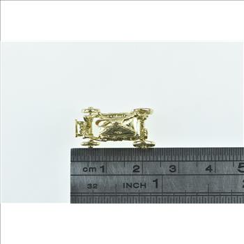 9K 3D Articulated Carriage Vintage Royalty Yellow Gold Charm/Pendant