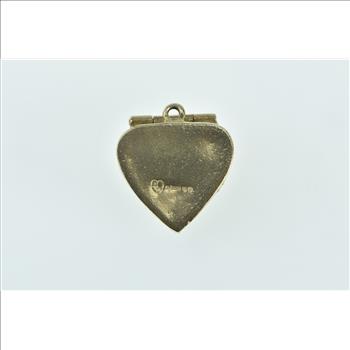 9K 3D Articulated Heart Engagement Ring Proposal Yellow Gold Charm/Pendant