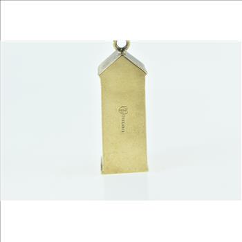 9K 3D Enamel London Kings Guard Tower of London Yellow Gold Charm/Pendant