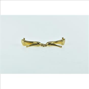 9K 3D High Heel Shoe Stiletto Fashion Yellow Gold Charm/Pendant