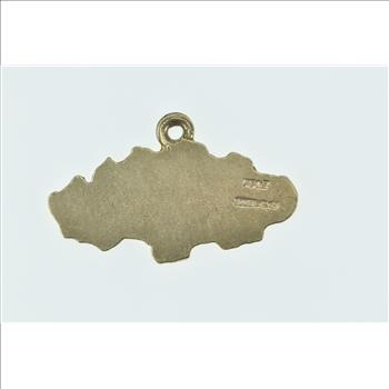 9K Nassau Bahamas Tropical Island Travel Yellow Gold Charm/Pendant