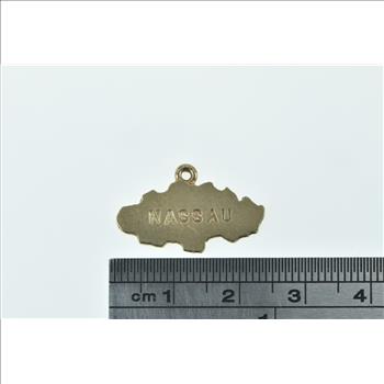 9K Nassau Bahamas Tropical Island Travel Yellow Gold Charm/Pendant