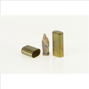 Base Metal St. Anne Pocket Patron Saint Catholic