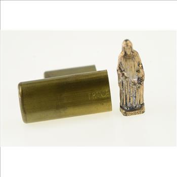 Base Metal St. Anne Pocket Patron Saint Catholic