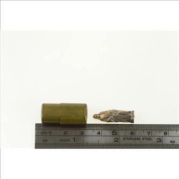 Base Metal St. Anne Pocket Patron Saint Catholic