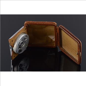 Base Metal Vintage H. H. & W. Mechanical Travel Alarm Clock