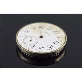 Base Metal Waltham 1912 7 Jewel 12s Pocket Watch Movement