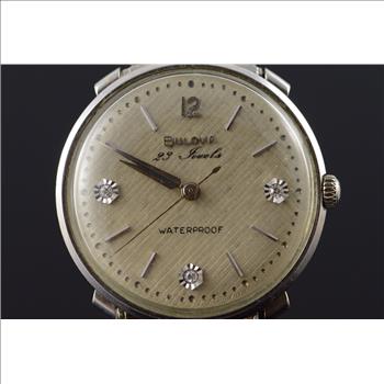 Bulova 23 Jewel Vintage 32mm Mechanical Watch - Men's
