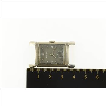 Bulova Art Deco 21 Jewel CAL.7AK Squared Mechanical Watch Watch - Men's