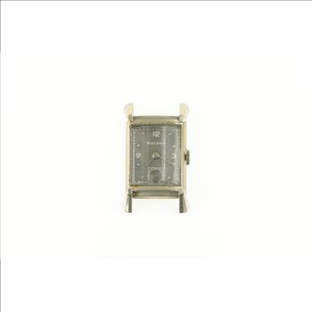 Bulova Art Deco 21 Jewel CAL.7AK Squared Mechanical Watch Watch - Men's