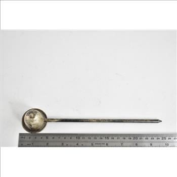 Coin Silver Antique Candle Snuffer 9.75