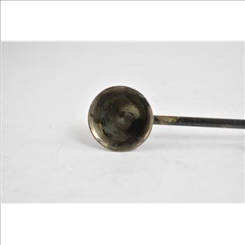 Coin Silver Antique Candle Snuffer 9.75