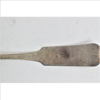Coin Silver FSB & Co Danbury Fiddle Pattern Monogram Spoon