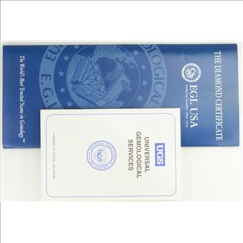 EGL 1.38 Ct Round Brilliant Cut J Color I1 Clarity Diamond