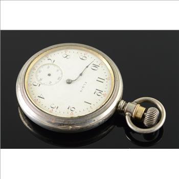 Elgin 1906 52mm Case 15 Jewel 16s Grade Grade 313 Pocket Watch NO RESERVE